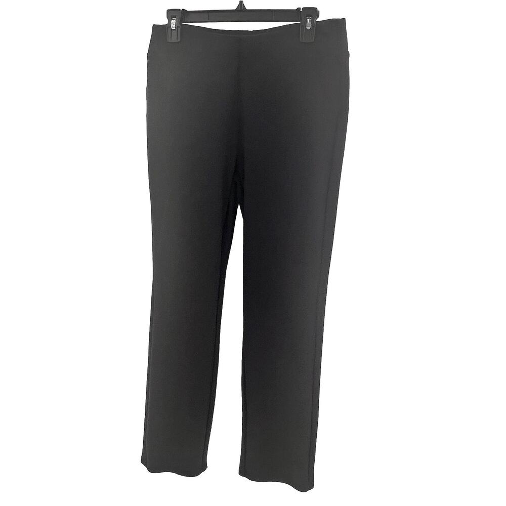Soft Surroundings Pants Women's PS Black Stretchy Minimalist‎ Capsule Wardrobe